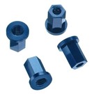 STRC SPTST3654-17DB  Blue Alum. Replacement Internal lock-nut for 17mm