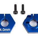 Team Associated ASC91862  FT 4.0mm Clamping Wheel Hexes (2)