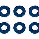 Team Associated ASC31387  Blue Aluminum Washer 7.8x3.5x0.5mm (10)