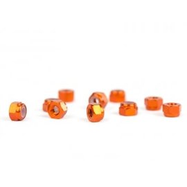 Avid RC AVN-M3-AL-ORG  M3 Orange Aluminum Locknut | 10 Pack