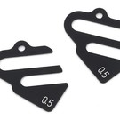 Yokomo YOKB10-30205  BD10 Rear Suspension Mount Spacer (2) (0.5mm)