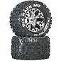 Duratrax DTXC3523  Chrome Six-Pack MT 2.8" 2WD Mounted 1/2" Offset Tires (2)