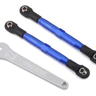 Traxxas TRA3643X  Blue Alum 49mm Front Camber Links (2) 1/10 4wd