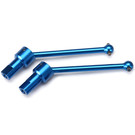 Traxxas TRA7650R  Blue Alu Driveshaft Assembly (F/R) (2) 7650R LaTrax 1/18 SST &  Teton