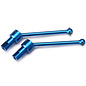 Traxxas TRA7650R  Blue Alu Driveshaft Assembly (F/R) (2) 7650R LaTrax 1/18 SST &  Teton