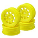 J Concepts JCO3397Y  Yellow 9 Shot 2.2″ Front Wheel (4) B6.1, B6.2 | YZ2 | XB2 | RB7 | KC, KD
