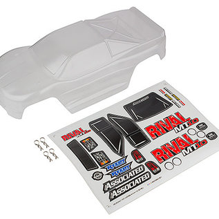 Team Associated ASC25838  Rival MT10 Clear Body & Decals