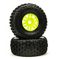 Arrma ARA550068  DBoots Green 'Fortress' Tyre Set (2) 17mm