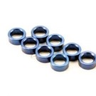 Traxxas TRA5133A  Blue Alu Pushrod Spacers (8) Revo Summit