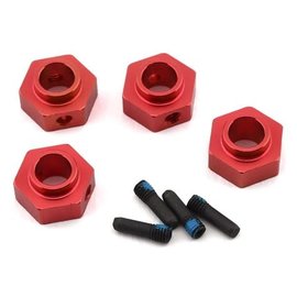 Traxxas TRA8269R  TRX-4 Red Alum 12mm Hex Wheel Hubs (4) TRX-6