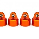 Traxxas TRA8964T  Orange Aluminum GT-Maxx Shock Caps (4)