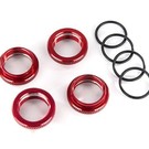 Traxxas TRA8968R  Red ALuminum GT-Maxx Spring Retainers (4)
