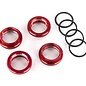 Traxxas TRA8968R  Red ALuminum GT-Maxx Spring Retainers (4)