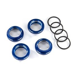Traxxas TRA8968X  Blue Aluminum GT-Maxx Spring Retainers (4)