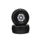 Arrma ARA550069  1/8 dBoots Gunmetal Fortress Front/Rear 2.4/3.3 Tires (17mm Hex)