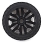 Arrma AR550057  2HO Tire Set Glued, Black (2)  ARA550057
