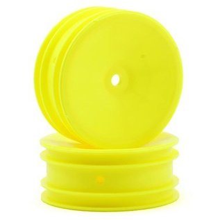 Team Associated ASC9691  Yellow Buggy 2.2" Front 12mm Hex Wheels for B6 B6.1 B6.2 (2)