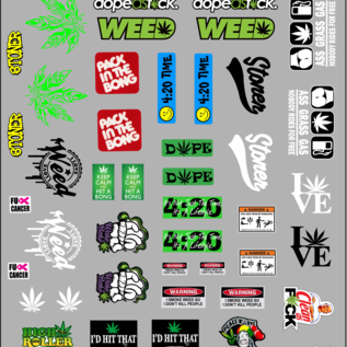 MRC Hobbies Products RCS420-S4  RC Scaled 420 decals stickers sheet #4