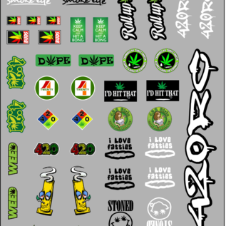 Michaels RC Hobbies Products RCS420-S3  RC Scaled 420 decals stickers sheet #3