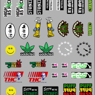 Michaels RC Hobbies Products RCS420-S2  RC Scaled 420 decals stickers sheet #2