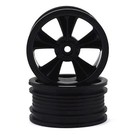 RPM R/C Products RPM81552  RPM Gloss Black “N2O” Resto-Mod Sedan Wheels (2)