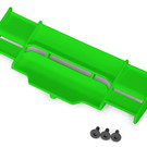 Traxxas TRA6721G  Green Rear Wing w/ Hardware: Rustler 4x4