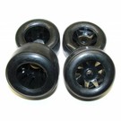 CRC CLN2314 RT-1 Front & Rear Mounted ProMount GTR Rim Rubber Tire (4)