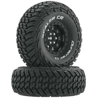 Duratrax DTXC4022  Black Scaler CR C3 Mounted 1.9" Crawler Tires (2)