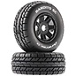 Duratrax DTXC5270  Black Bandito SC Mounted Soft Tires 17mm Hex (2)