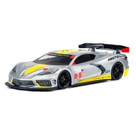 Protoform PRM1574-25  Chevrolet Corvette C8 190mm Clear Body w/ Decals