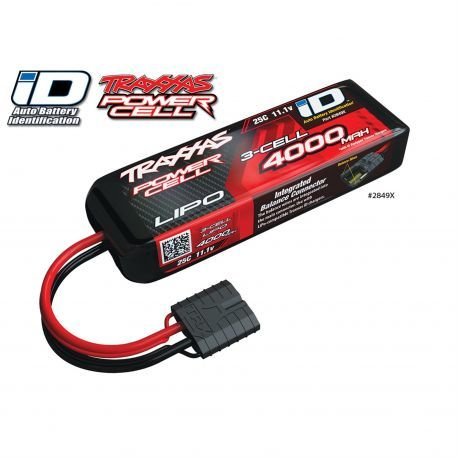 TRA2825X 3500mAh 7.4V 2-Cell 25C LiPo Battery (Mini Maxx