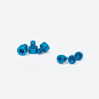 Trinity REV1131B  X-Factor Blue (6pc) Aluminum Screw Kit