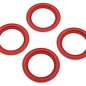 J Concepts JCO2651-7  Red Tribute Wheel Mock Beadlock Rings, Glue-on-Set (4pcs)