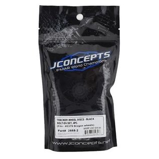 J Concepts JCO2668-2  Black Tracker MT Truck Wheel Mock Beadlock Rings (4)