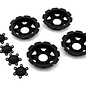 J Concepts JCO2668-2  Black Tracker MT Truck Wheel Mock Beadlock Rings (4)