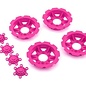 J Concepts JCO2668-4  Pink Tracker MT Truck Wheel Mock Beadlock Rings (4)