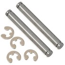Traxxas TRA2636  26mm Chrome Suspension Pins w/ E-Clips (2)  Nitro Rustler