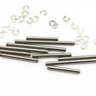Traxxas TRA2739  Stainless Steel Suspension Pin Set w/ E-Clips: Nitro Rustler / Slash