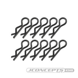 J Concepts JCO2840B  Black Compact, Angled Body Clips, (10)