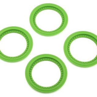 J Concepts JCO2651-5  Green Tribute Wheel Mock Beadlock Rings, Glue-on-Set (4pcs) 26515