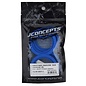 J Concepts JCO2651-1  Blue Tribute Wheel Mock Beadlock Rings, Glue-on-Set (4pcs)