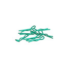 Core RC CR066  Green Metallic Small Body Clips (8)