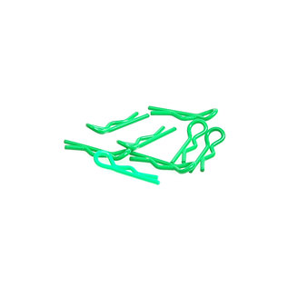 Core RC CR064  Fluorescent Green Small Body Clips (8)