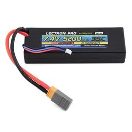 Lectron Pro 2S5200-35X  2S 7.4v 5200mAh 35C LiPo w/ XT60 Adaptor Plug
