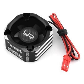 Yeah Racing YEA-YA-0576BK  Black Aluminum 30x30mm Case Booster Fan