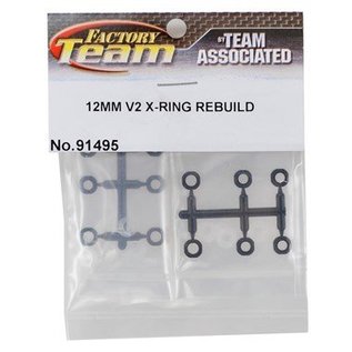 Team Associated ASC91495  12 mm V2 X-Ring Rebuild Kit (2)