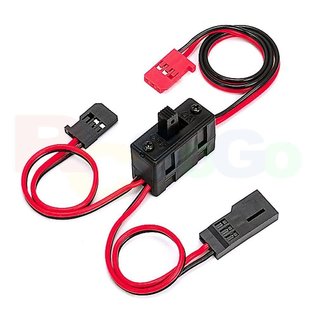 Futaba FUTSWH-13  Switch Harness, w/ J Connector and Charge Cord