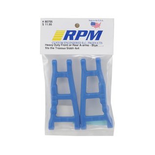 RPM R/C Products RPM80705 Blue Front & Rear A-Arm Set Slash 4x4, Stampede 4x4 & Rally