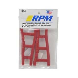 RPM R/C Products RPM80709 Red Front & Rear A-Arm Set Slash 4x4, Stampede 4x4 & Rally
