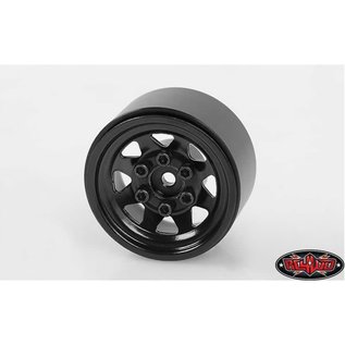 RC4WD RC4ZW0229  1/18 Stamped Steel 1.0 Stock Beadlock Wheel Black (4)